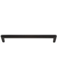 Lexa Cabinet Pull - 7 1/2 inch Center-to-Center in Black Nickel.
